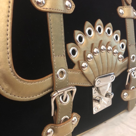 Gold Silver & Black Doctor Style Satchel - Retail - Picture 2 of 8